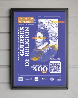 Communauté de Communes de l'Ile de Ré // Identité visuelle Commémorations des 400 ans des guerres de religion