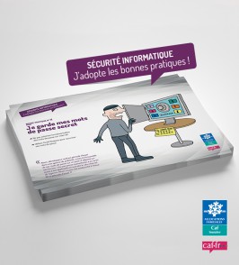 CAF Touraine // Illustrations sécurité informatique