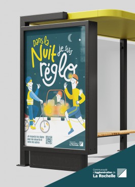 Agglomération de La Rochelle // Campagne Code de la rue - visibilité la nuit