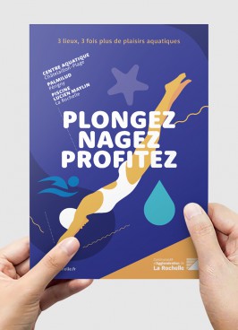 Agglomération de La Rochelle // Identité graphique des piscines