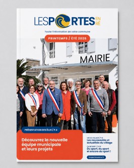 Commune Les Portes en Ré // Refonte du magazine