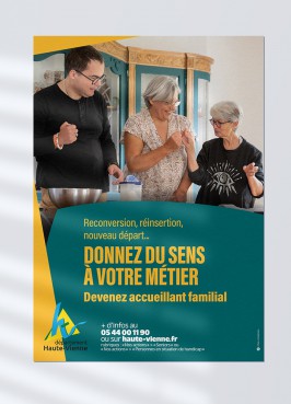 Département de la Haute-Vienne // Campagne de communication "Accueil familial"