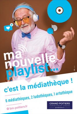 Grand Poitiers // Campagne de promotion du réseau des médiathèques