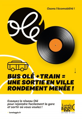 Lunel Agglo // Campagne de lancement marque de mobilité