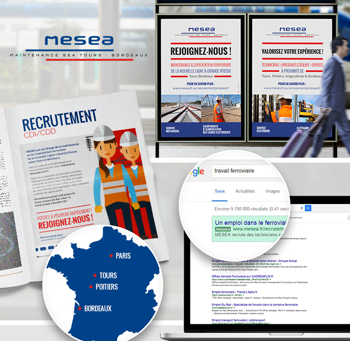 mesea campagne recrutement agence communication rc2c