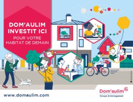 DOM'AULIM // Panneau investissement illustré