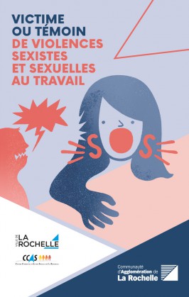 Communauté d’Agglomération de La Rochelle // Dépliant sur les violences sexistes et sexuelles