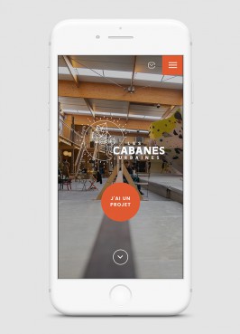 Les Cabanes Urbaines // Site internet