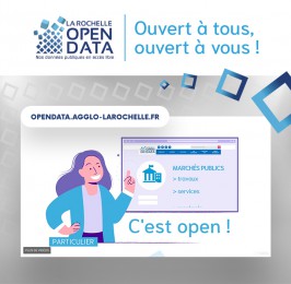 Agglomération de La Rochelle // Campagne de communication pour la promotion de la plateforme La Rochelle Open Data
