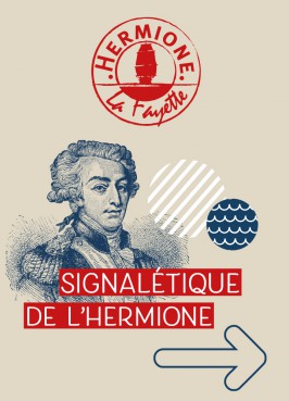 L'Hermione // Identité graphique et signalétique du site