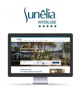 Camping Sunelia Interlude // Refonte du site internet