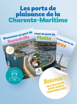 Département de la Charente-Maritime // Conception et mise en page de plaquettes promotionnelles
