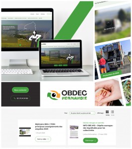 BIOMASSE NORMANDIE // Création du site internet de l'OBDEC