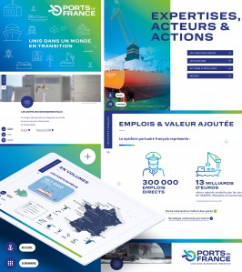 Union des Ports de France // Plaquette digitale